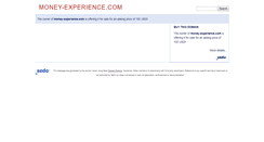 Desktop Screenshot of money-experience.com